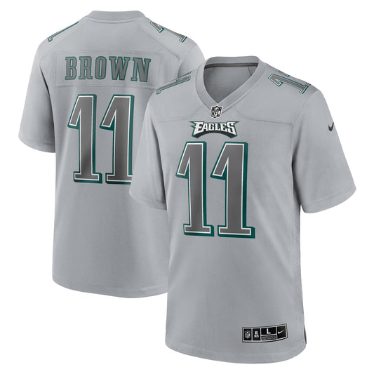 A.J. Brown Philadelphia Eagles Nike Atmosphere Fashion Game Jersey &#8211; Gray