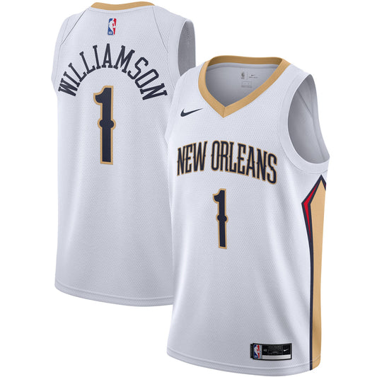 Zion Williamson New Orleans Pelicans Nike Swingman Jersey &#8211; White &#8211; Association Edition