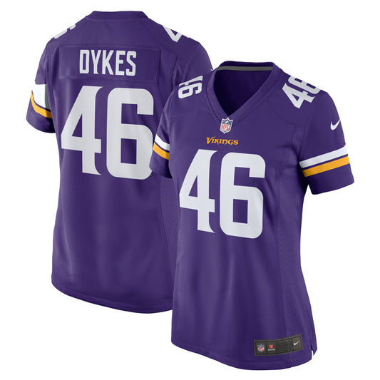 Aaron Dykes Minnesota Vikings Nike Women&#8217;s Team Game Jersey &#8211; Purple
