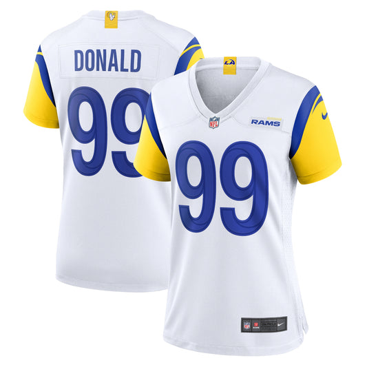 Aaron Donald Los Angeles Rams Nike Women&#8217;s Player Jersey &#8211; White