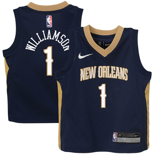 Zion Williamson New Orleans Pelicans Nike Toddler Replica Jersey &#8211; Icon Edition &#8211; Navy